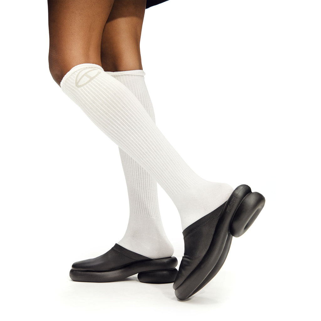 Knit Modular Mule - Black - Mules