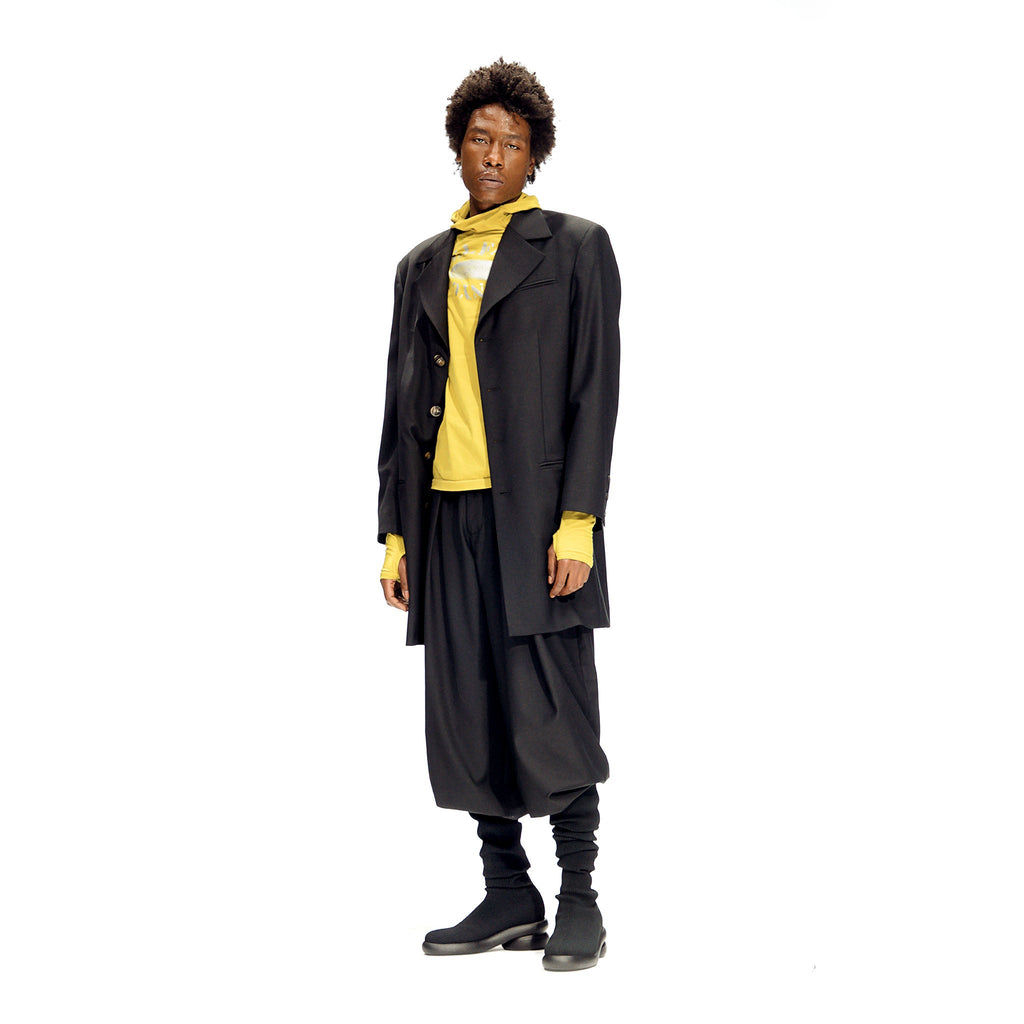 Tall Knit Modular Boot- Black - Boots