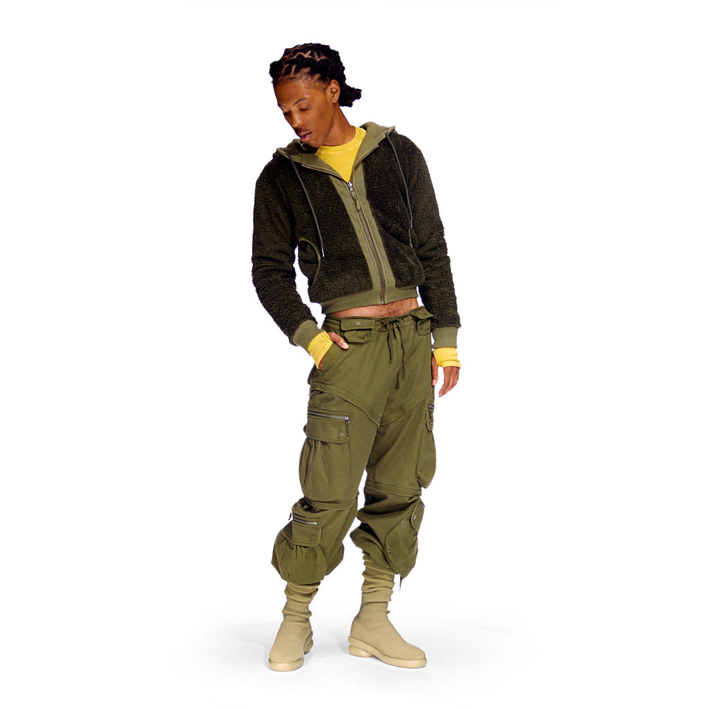 Tall Knit Modular Boot- Drab - Boots