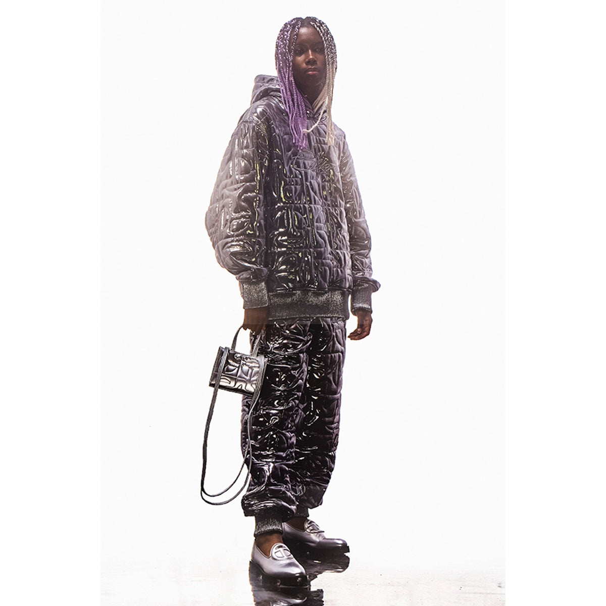 Moose Knuckles x Telfar Quilted Small Shopper - Silver - Shopping Bags & Shoppers