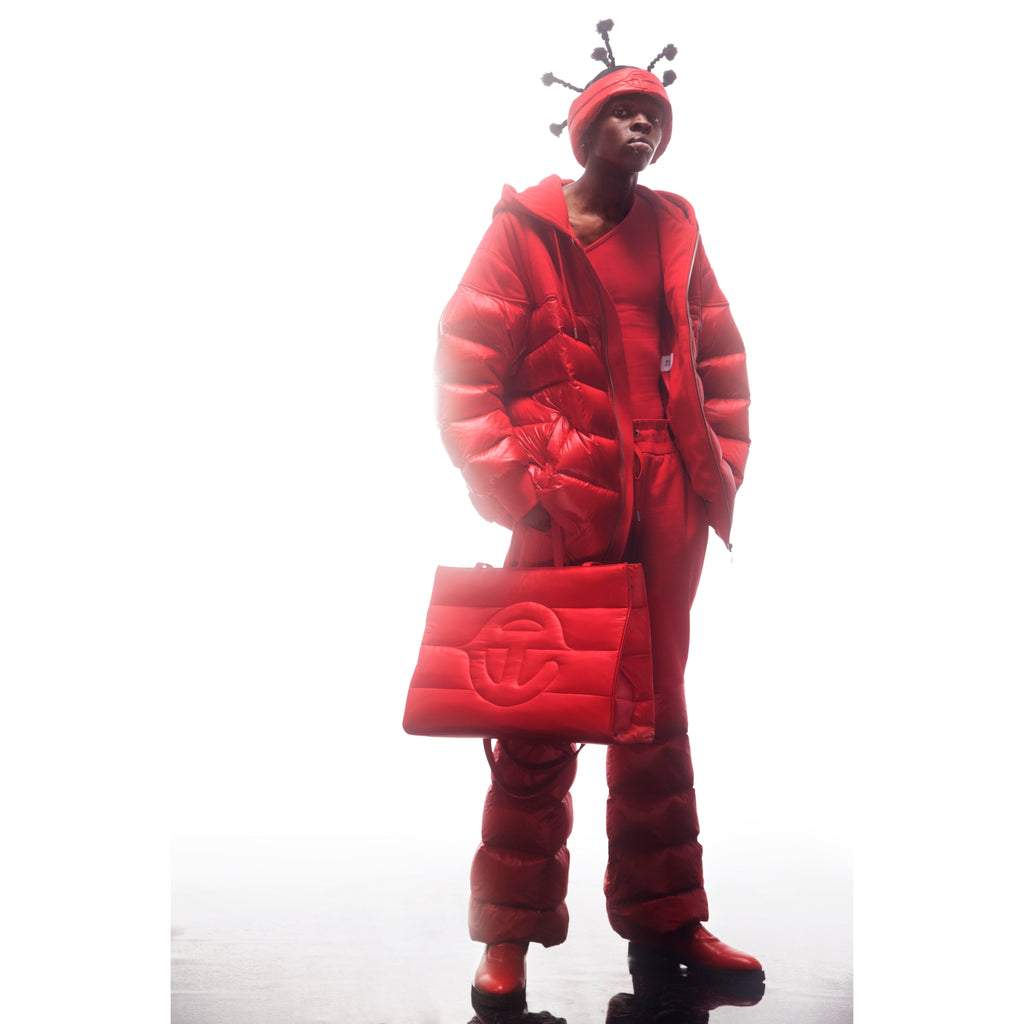 Puff Hoodie - Red - Sweaters & Hoodies