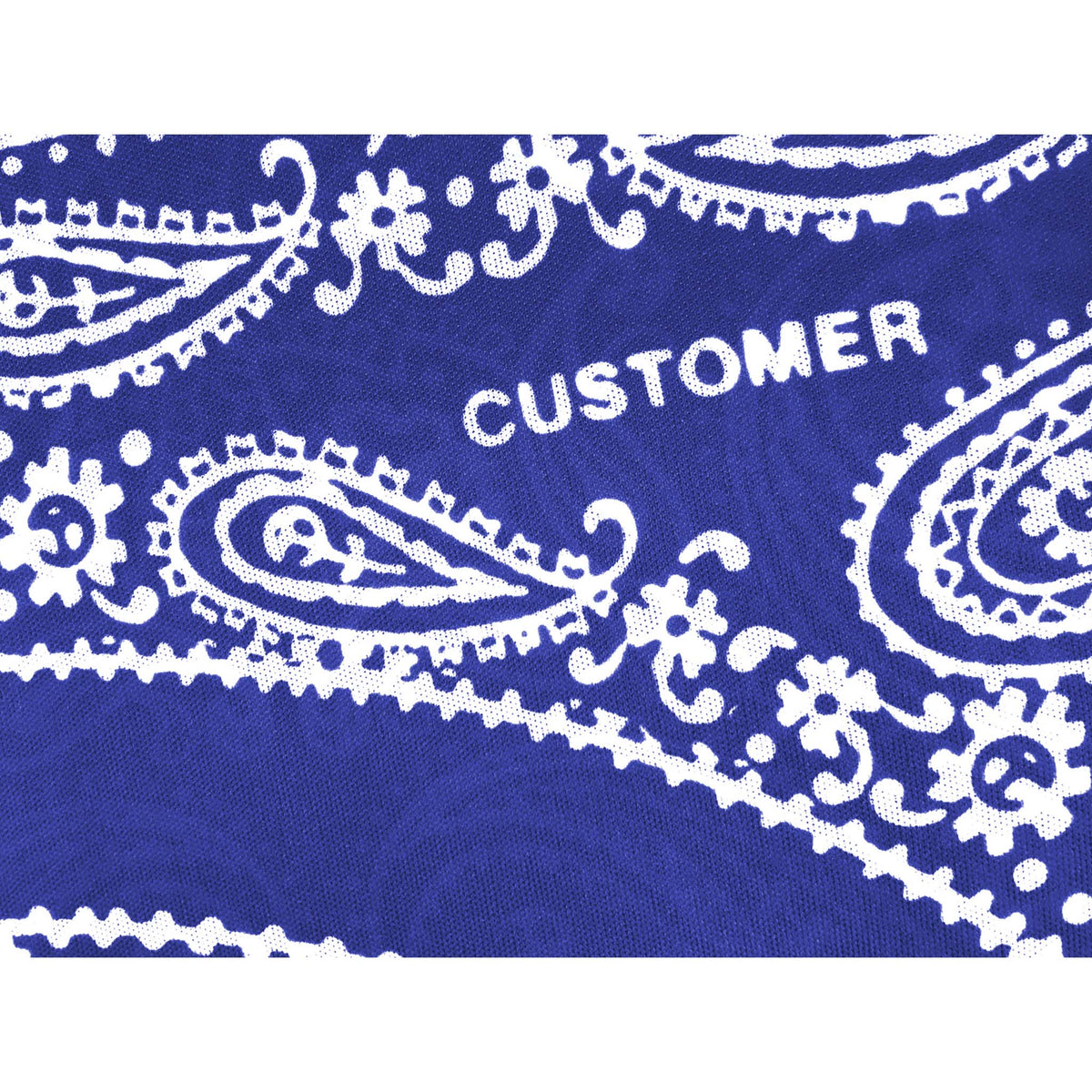 Bandana Print Durag - Blue/White - Durags