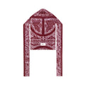 Bandana Print Durag - Red/White - Durags