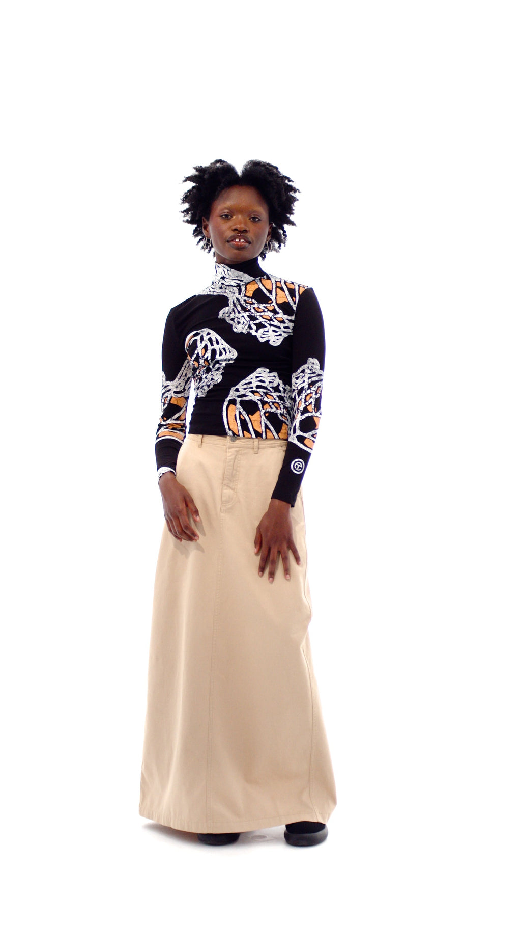 Basic Long Sleeve Mockneck - Black - Tops & T-Shirts