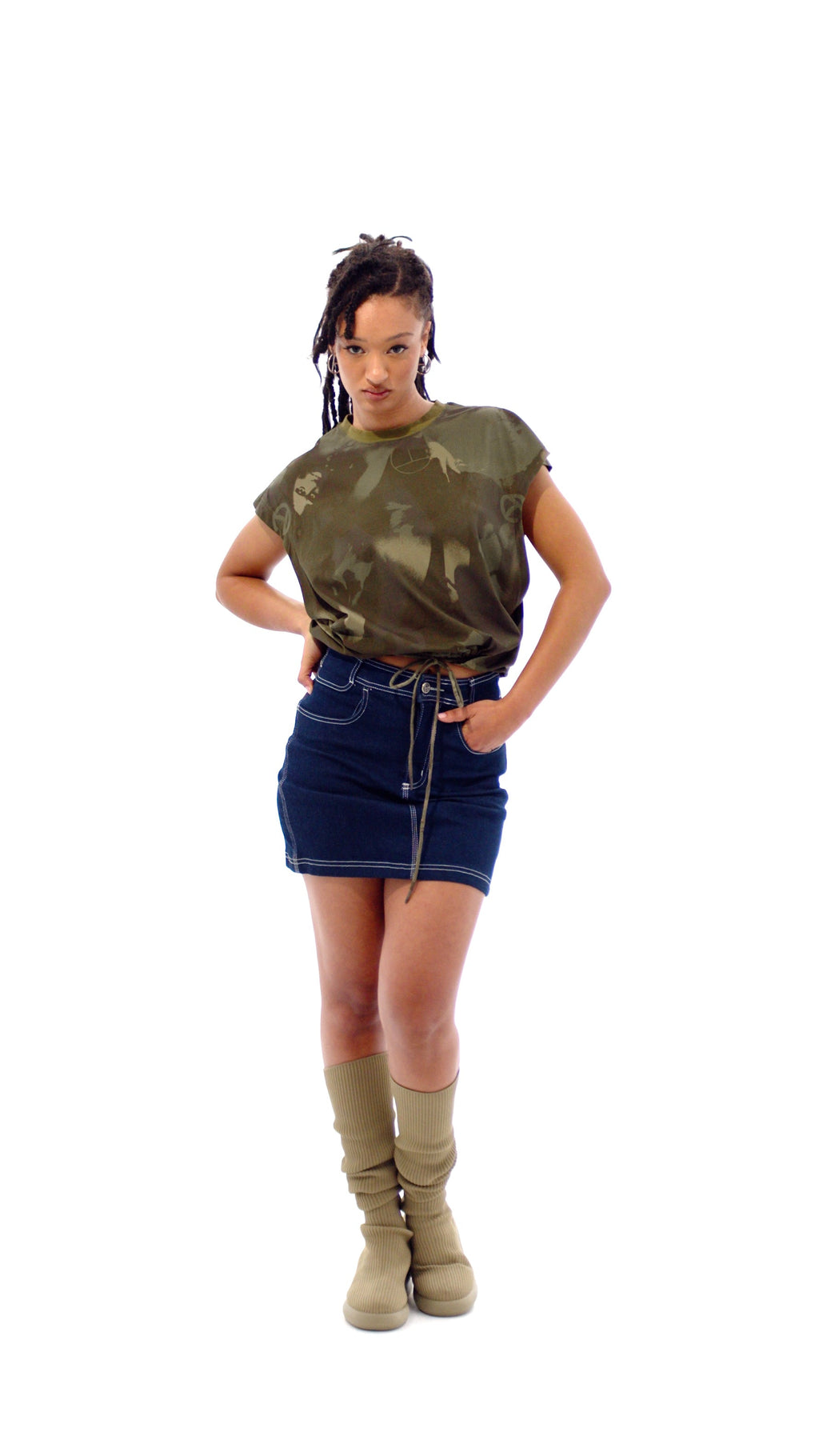 Camo Basic Wrap T - Jungle - Tops & T-Shirts