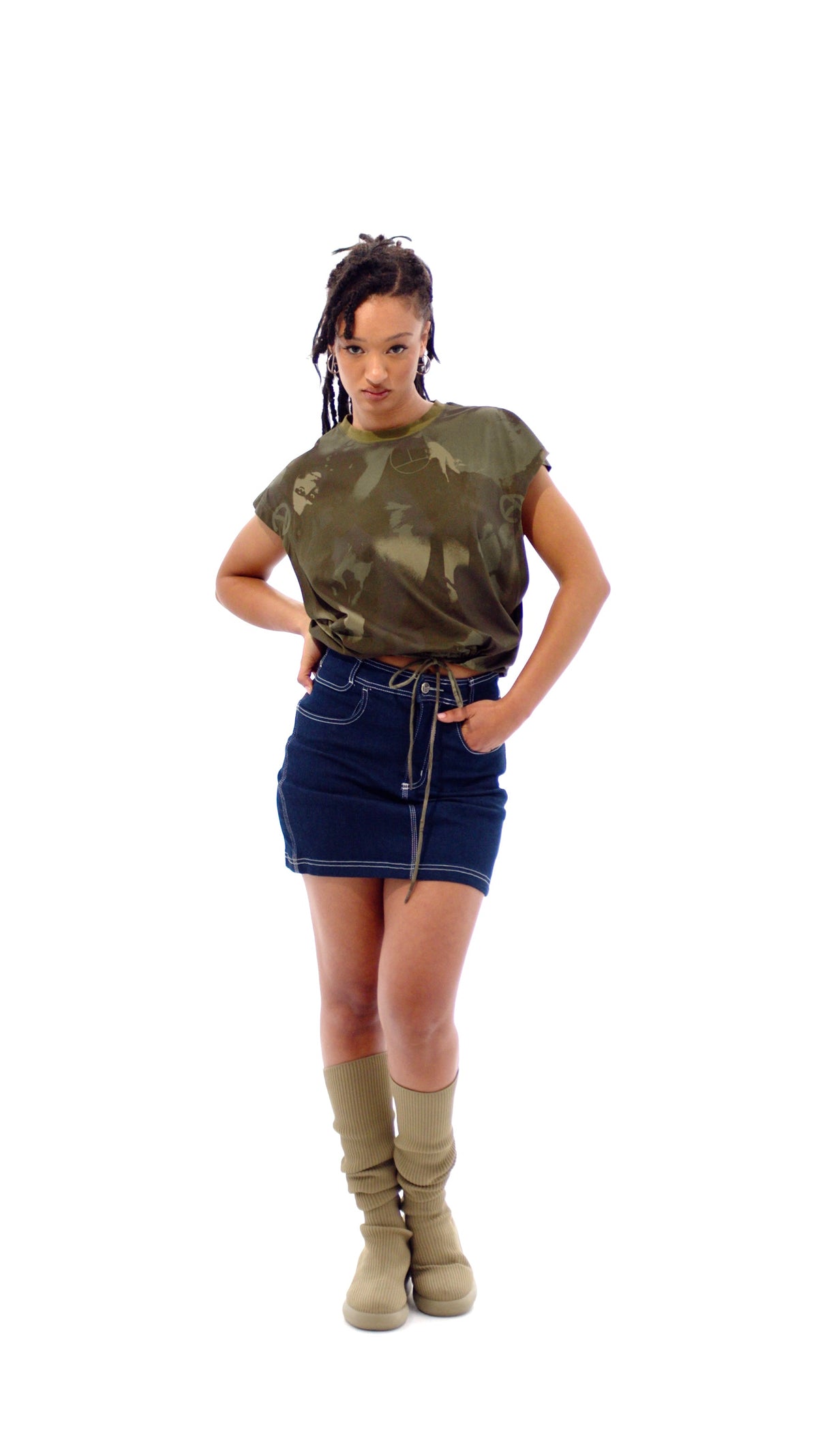 Camo Basic Wrap T - Jungle - Tops & T-Shirts