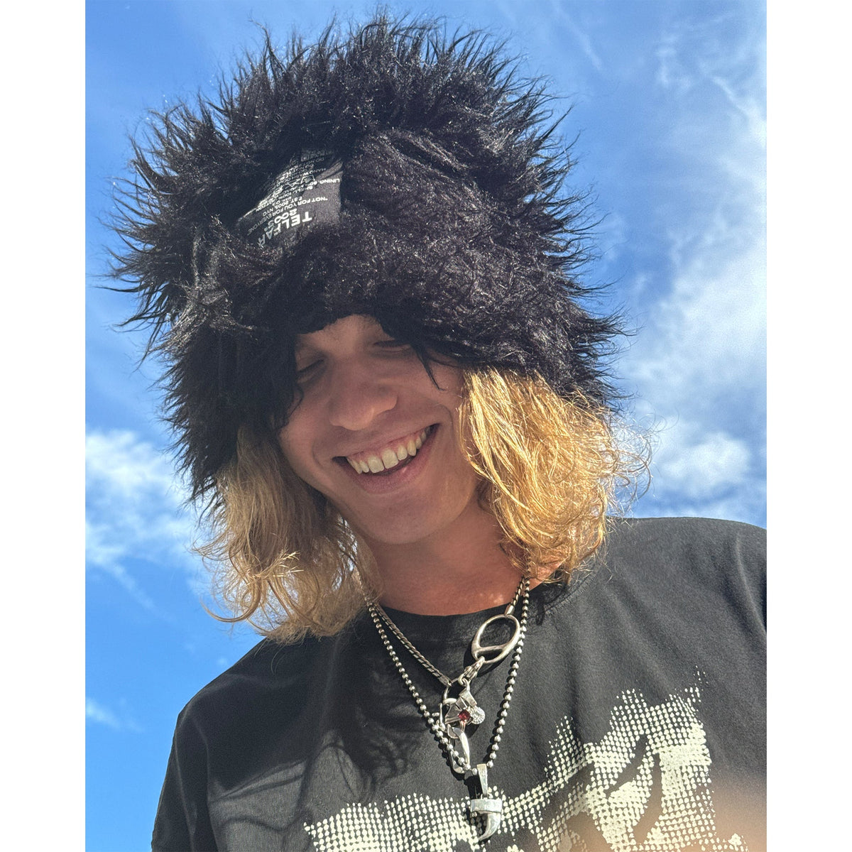 Canal Fur Beanie - Black - Hats & Beanies