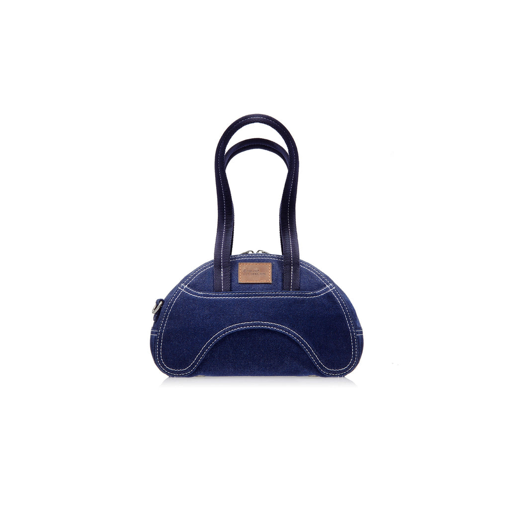 Small Denim Dumpling - Blue - Dumpling Bags