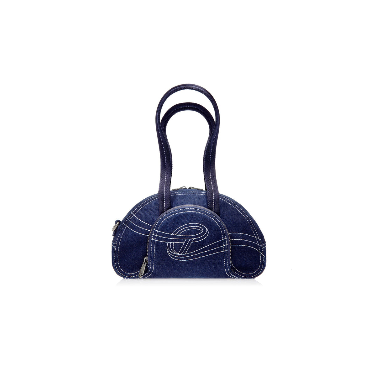 Small Denim Dumpling - Blue - Dumpling Bags