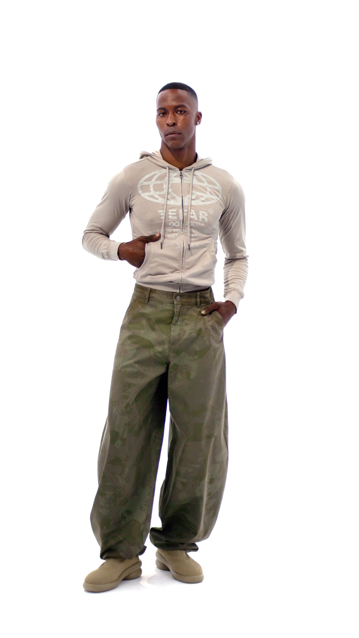 Camo Baggy Work Pant - Jungle - Pants & Shorts