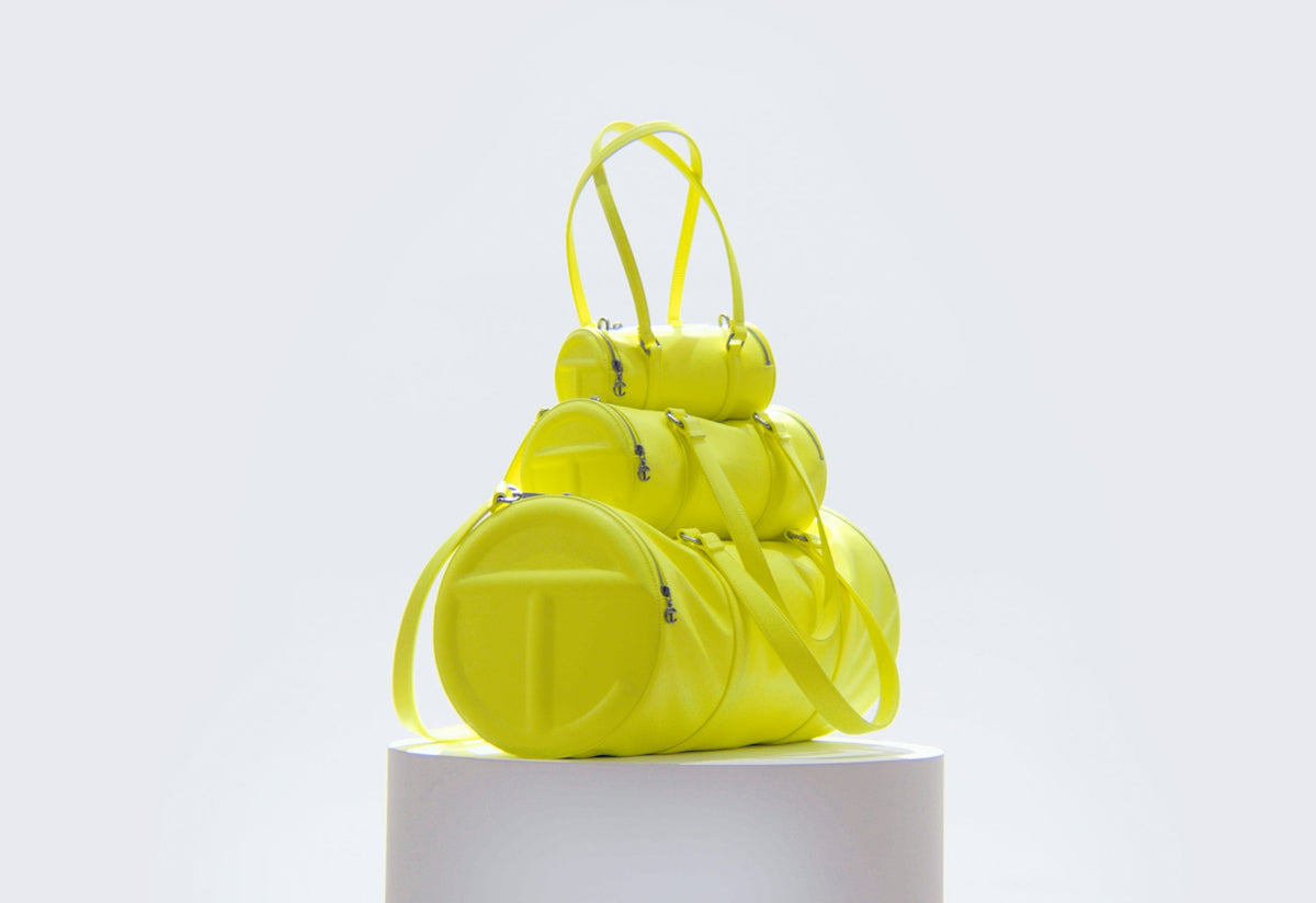 Small Telfar Duffle - Highlighter Yellow - Duffles & Travel Bags
