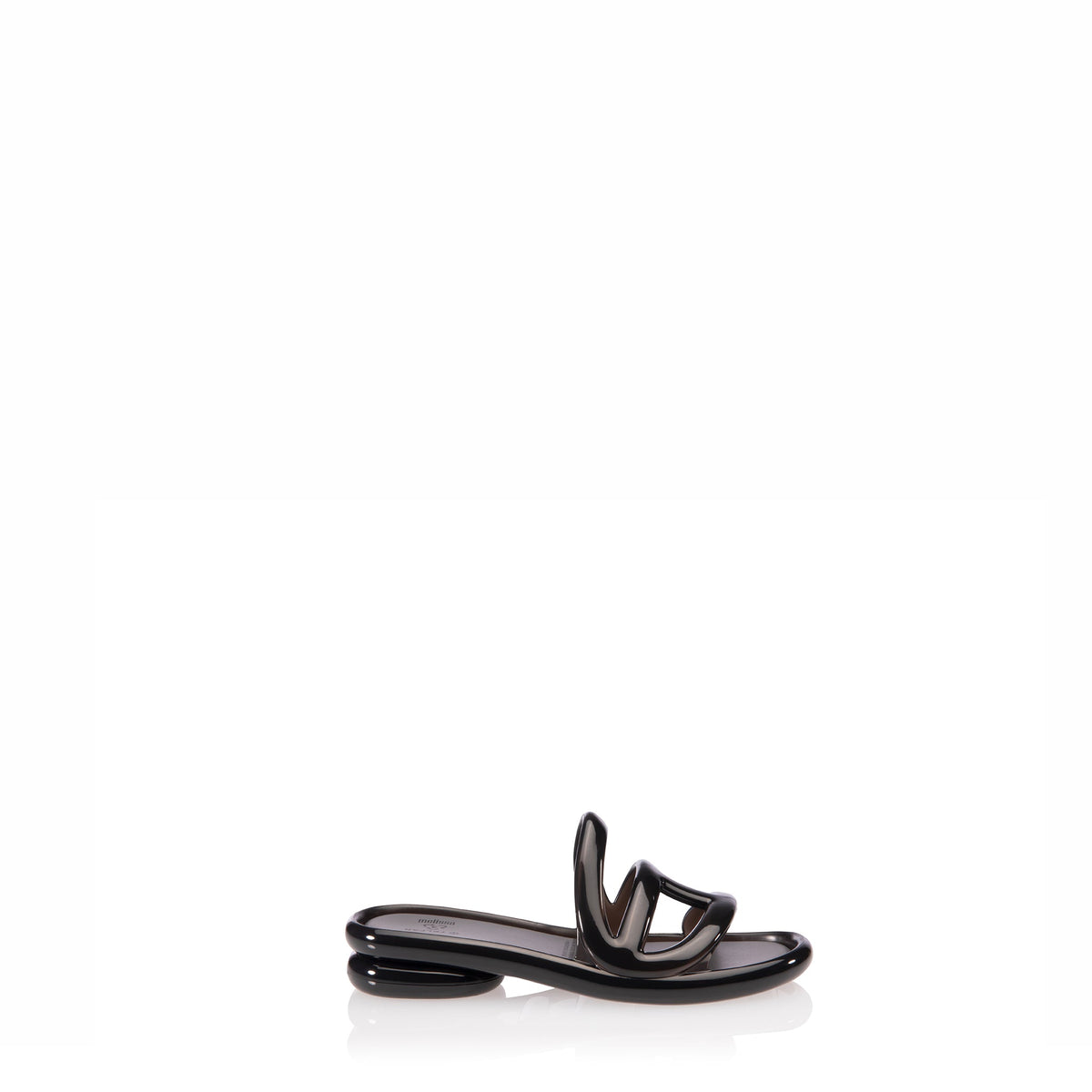 Melissa x Telfar Jelly Slide - Black - Slides & Sandals