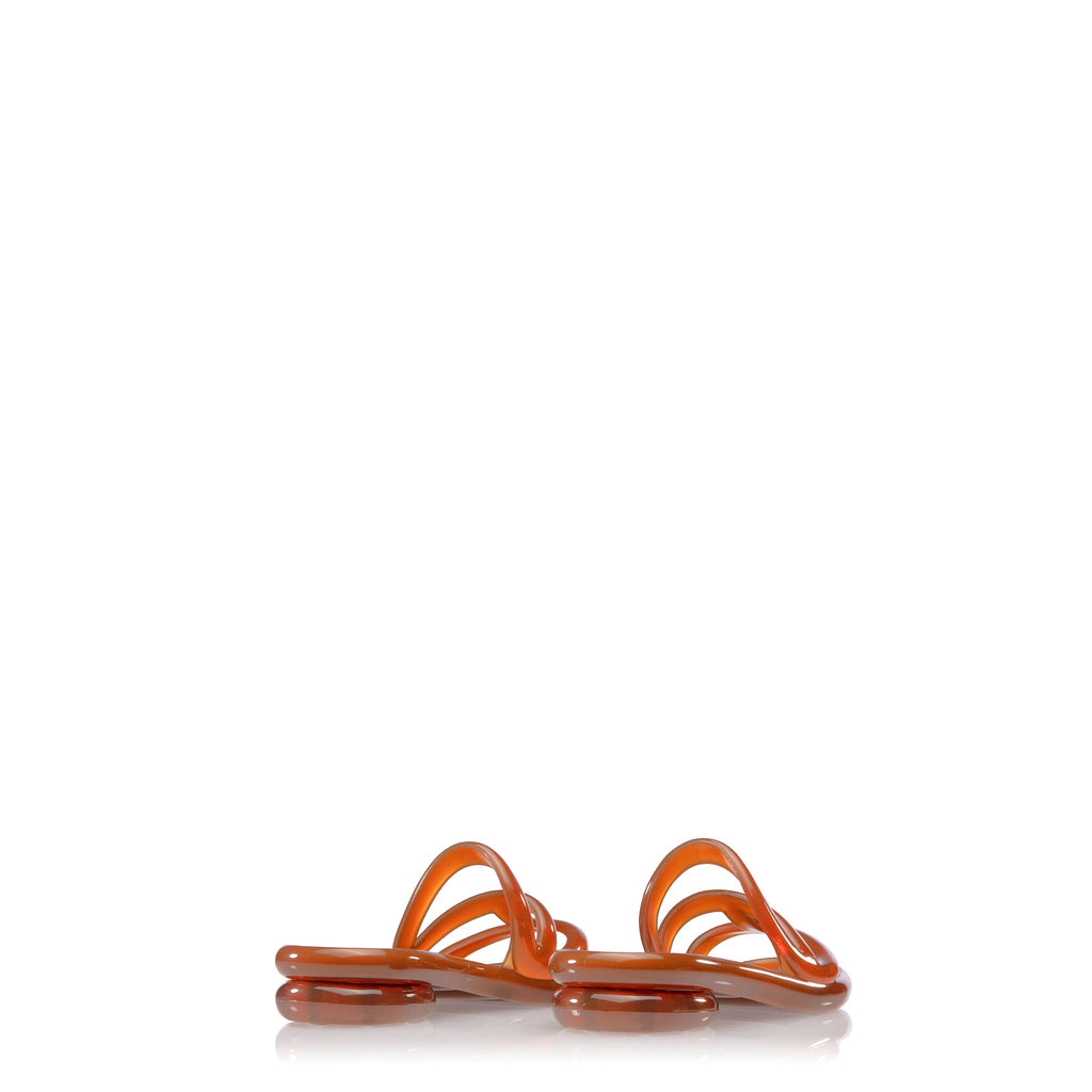 Melissa x Telfar Jelly Slide - Brown - Slides & Sandals