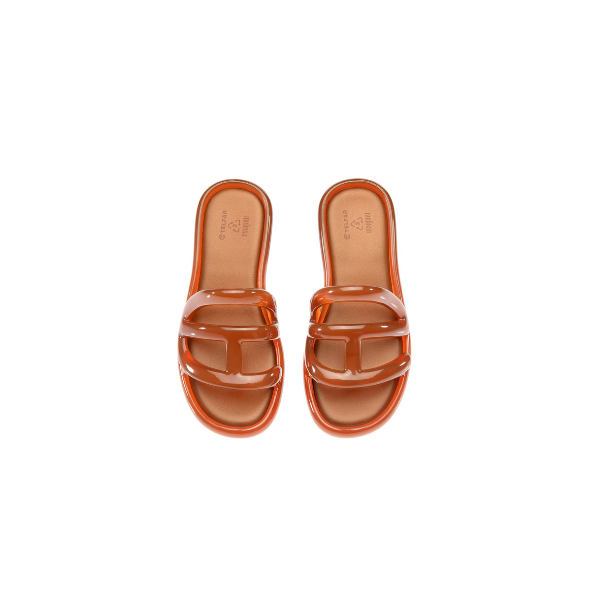 Melissa x Telfar Jelly Slide - Brown - Slides & Sandals