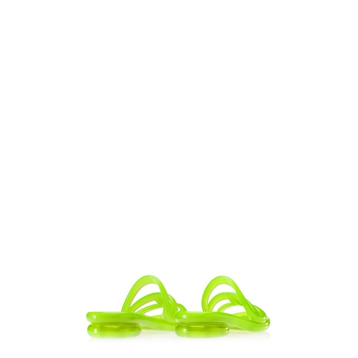 Melissa x Telfar Jelly Slide - Green - Slides & Sandals