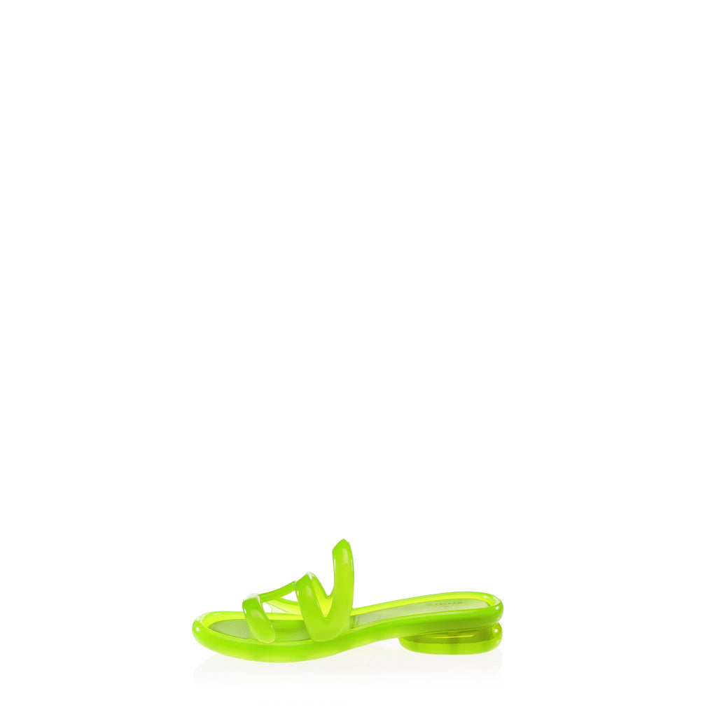 Melissa x Telfar Jelly Slide - Green - Slides & Sandals