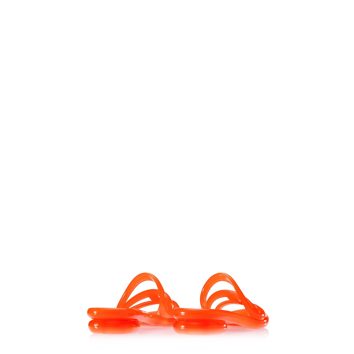 Melissa x Telfar Jelly Slide - Orange - Slides & Sandals