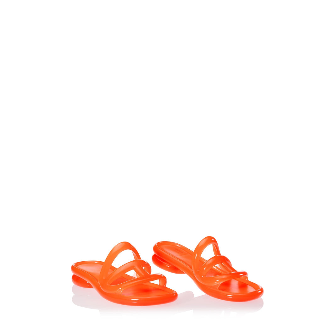 Melissa x Telfar Jelly Slide - Orange - Slides & Sandals