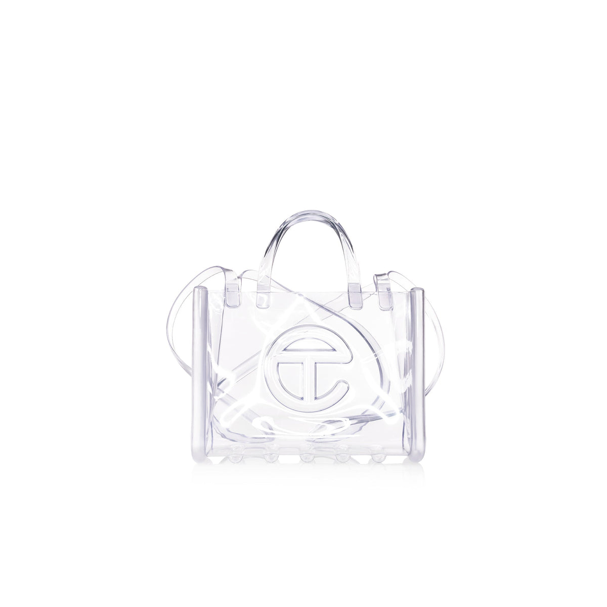 Melissa x Telfar Medium Jelly Shopper - Clear - Shopping Bags & Shoppers