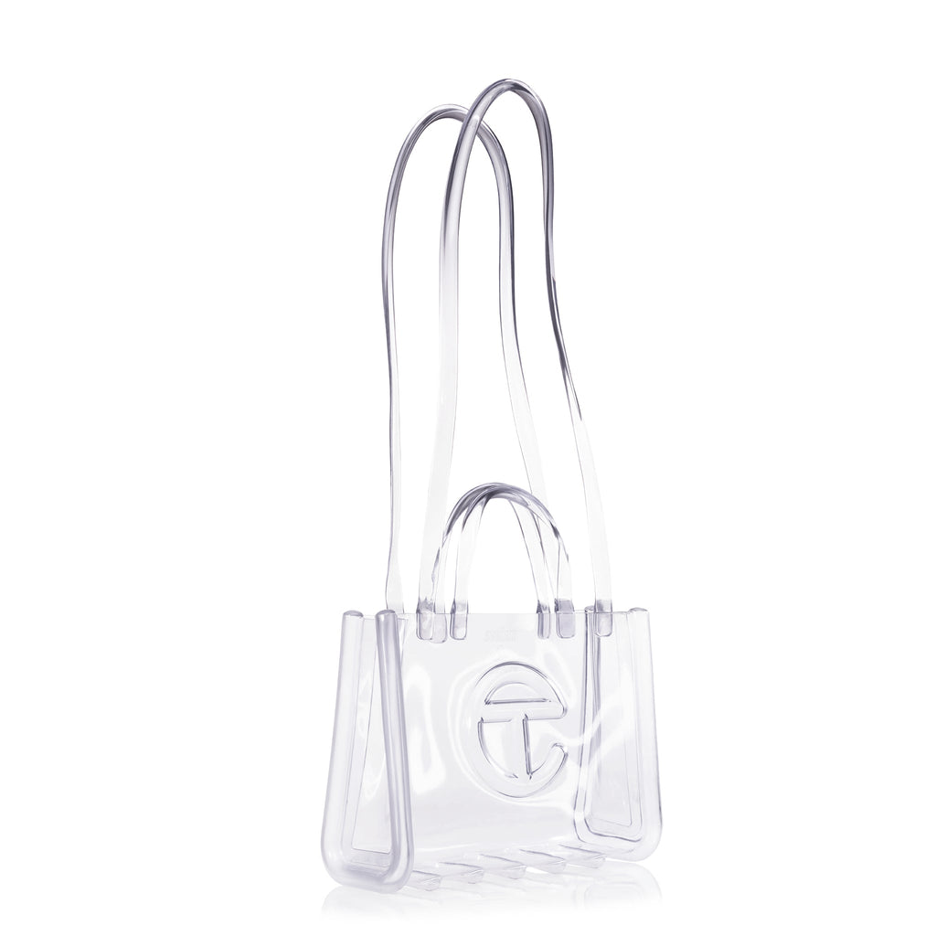 Melissa x Telfar Medium Jelly Shopper - Clear - Shopping Bags & Shoppers