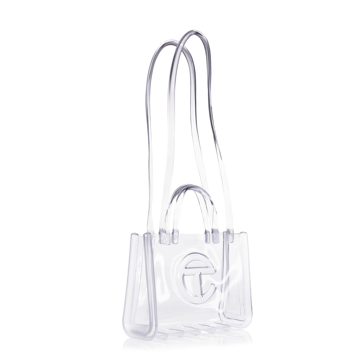 Melissa x Telfar Medium Jelly Shopper - Clear - Shopping Bags & Shoppers