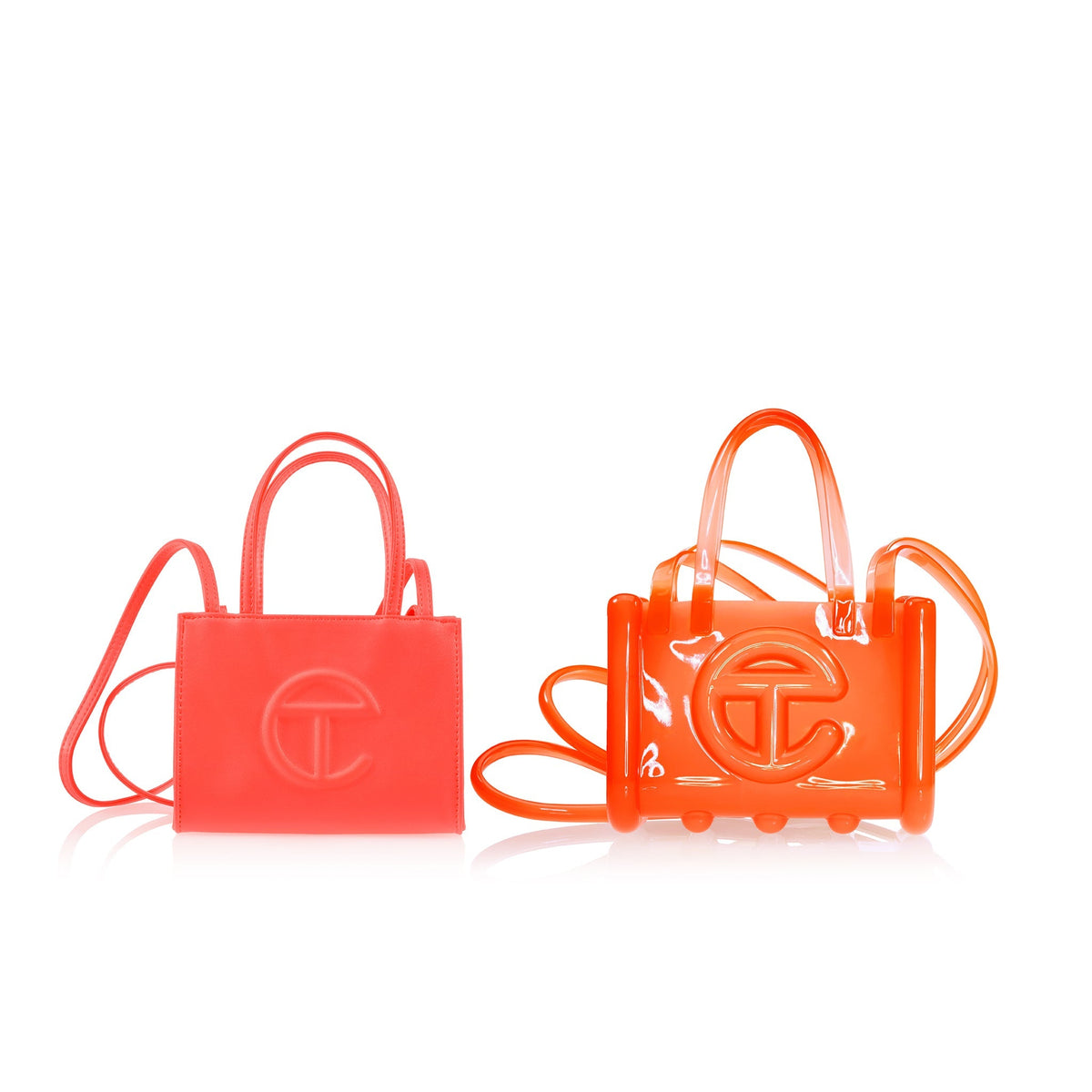 Melissa X Telfar Small Jelly Shopper - Orange - Shopping Bags & Shoppers
