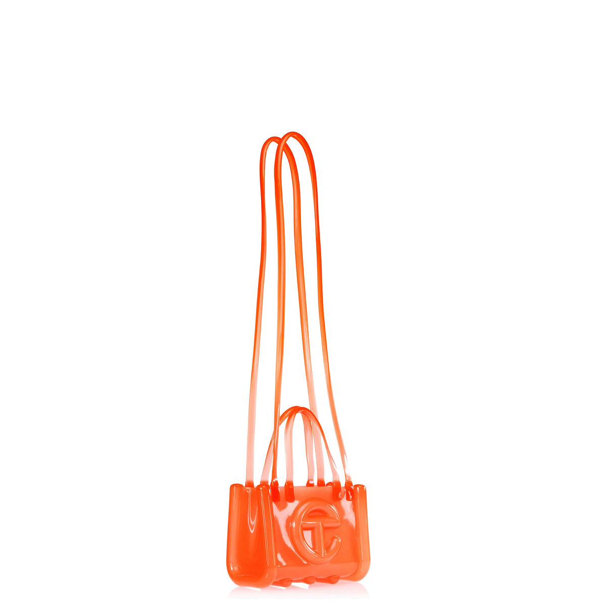 Melissa X Telfar Small Jelly Shopper - Orange - Shopping Bags & Shoppers