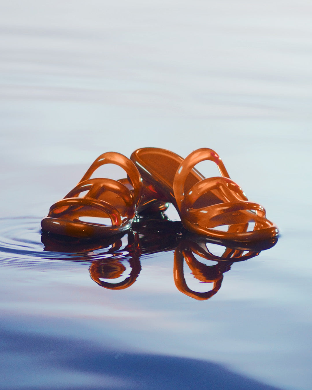 Melissa x Telfar Jelly Slide - Brown - Slides & Sandals
