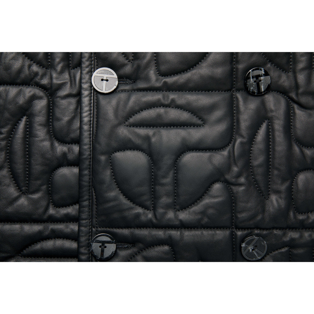 Moose Knuckles x Telfar Quilted Peacoat - Leather - Tops & T-Shirts