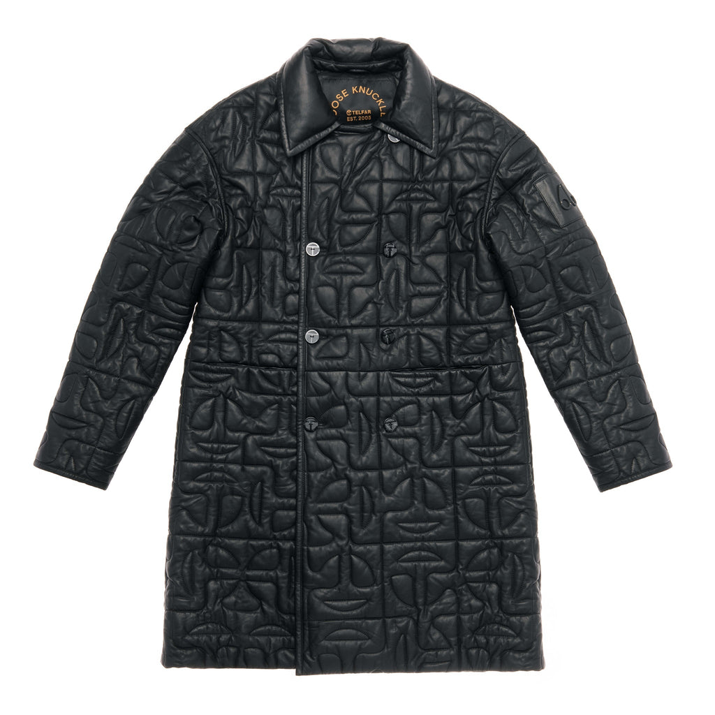 Moose Knuckles x Telfar Quilted Peacoat - Leather - Tops & T-Shirts