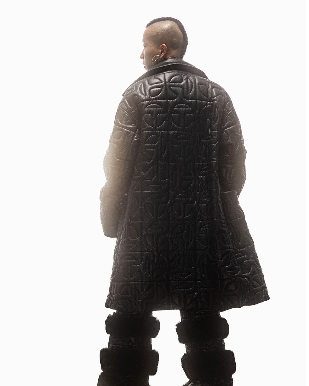 Moose Knuckles x Telfar Quilted Peacoat - Leather - Tops & T-Shirts