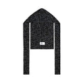 Monogram Print Durag - Black/Grey - Durags