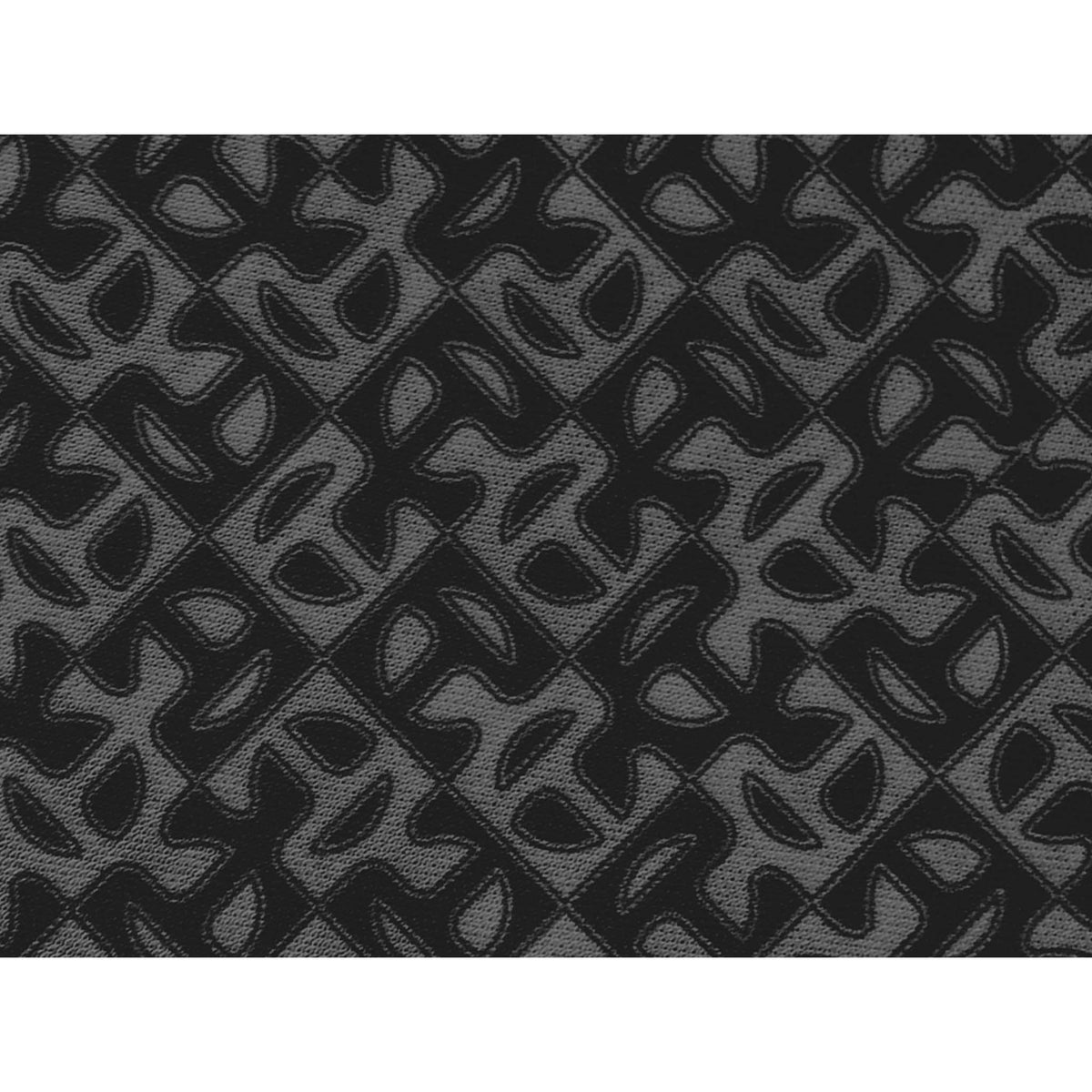 Monogram Print Durag - Black/Grey - Durags