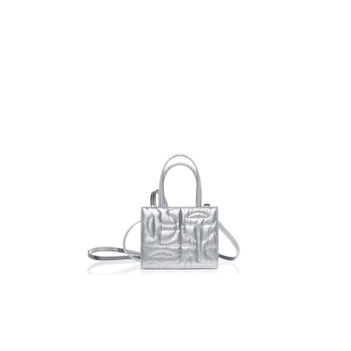 Moose Knuckles x Telfar Quilted Small Shopper - Silver - Shopping Bags & Shoppers