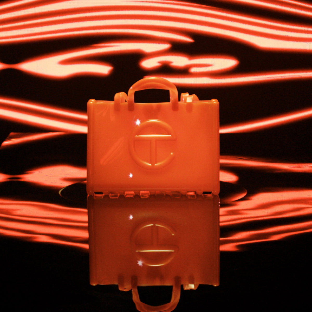 Melissa X Telfar Small Jelly Shopper - Orange - Shopping Bags & Shoppers
