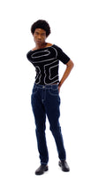 Logo Rib Boatneck - Black - Tops & T-Shirts