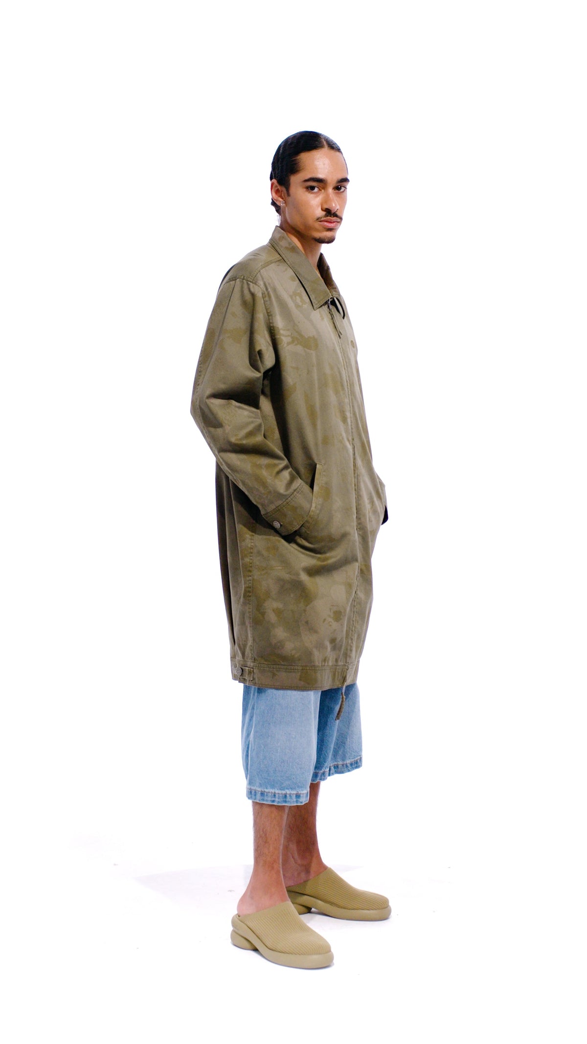 Camo Long Work Jacket - Jungle - Jackets & Outerwear