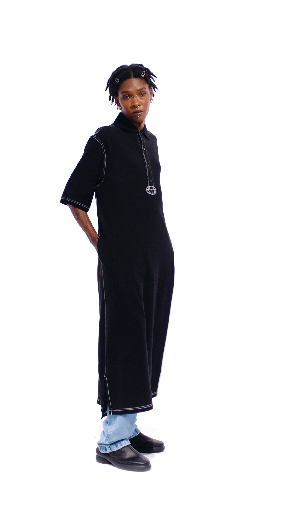 Maxi Polo - Black - Tops & T-Shirts