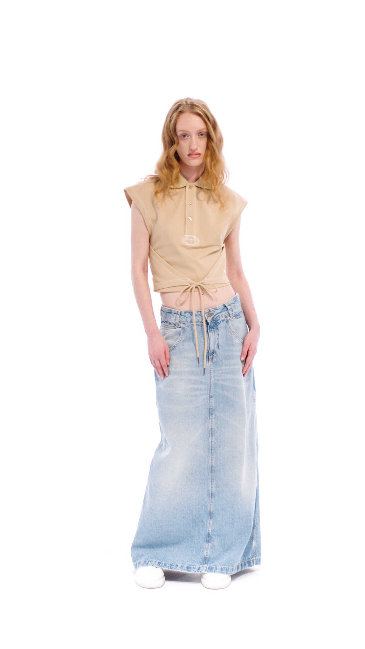 Wrap Polo - Khaki - Tops & T-Shirts