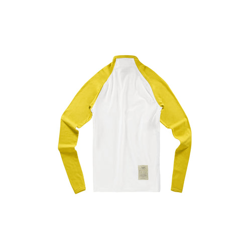 2005 Long Sleeve 3/4 Zip Mockneck - Snake Eyes/White - Tops & T-Shirts