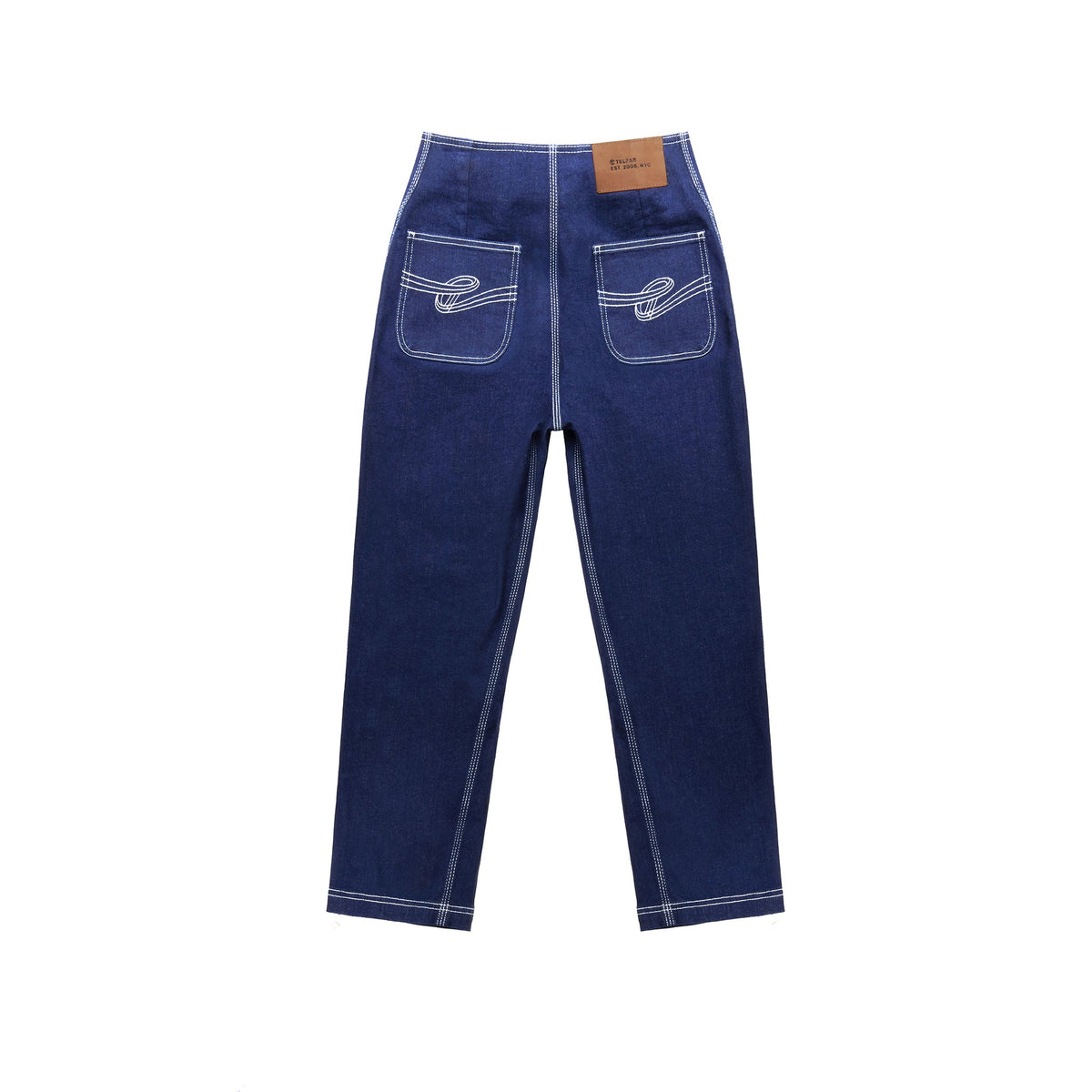 4 Pocket Zip Front Jean - Blue - Pants & Shorts
