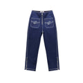 4 Pocket Zip Front Jean - Blue - Pants & Shorts