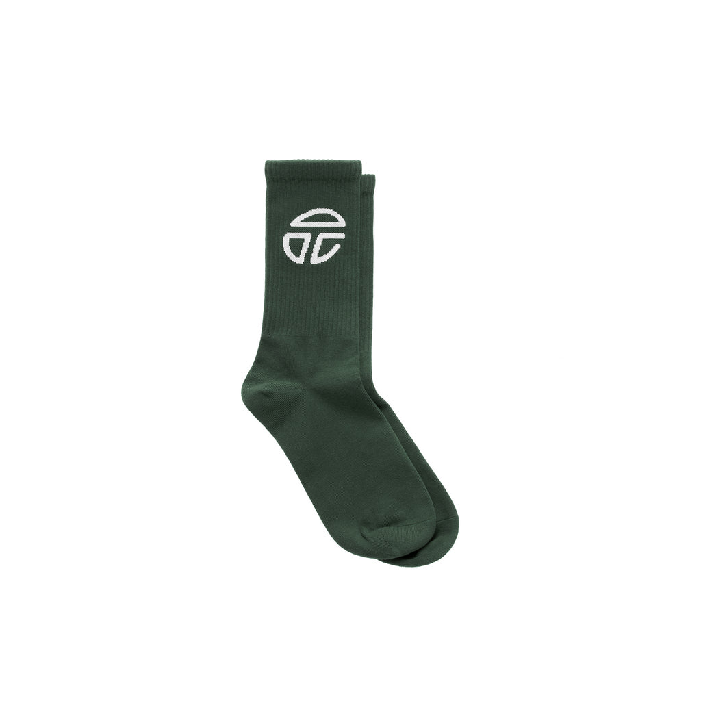 Athletic Logo Socks - Dark Olive - Socks