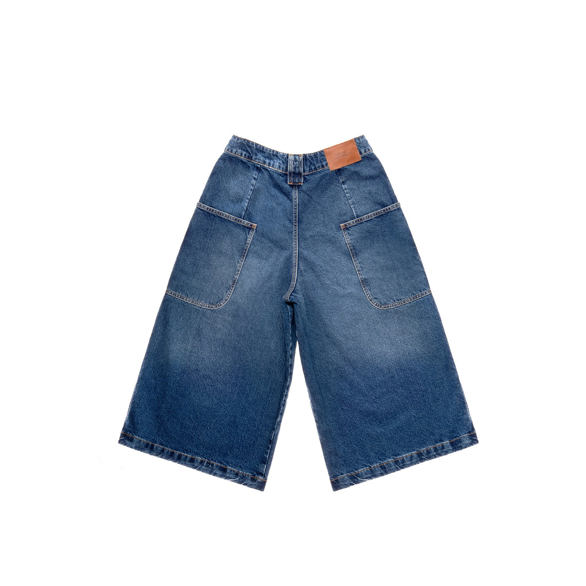 Baggy Jean Short - Blue - Pants & Shorts