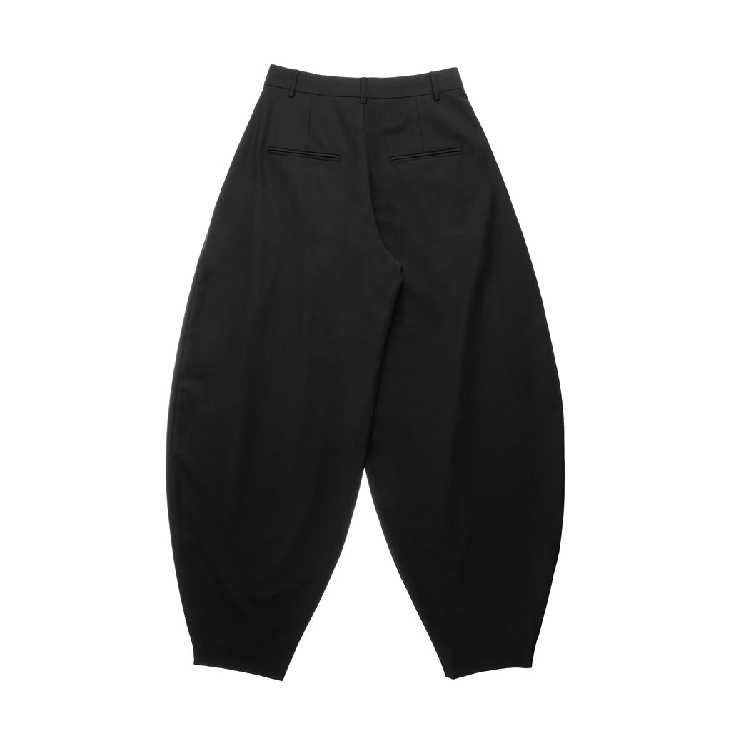 Balloon Pleated Trouser - Black - Pants & Shorts