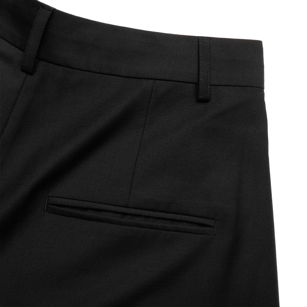 Balloon Pleated Trouser - Black - Pants & Shorts