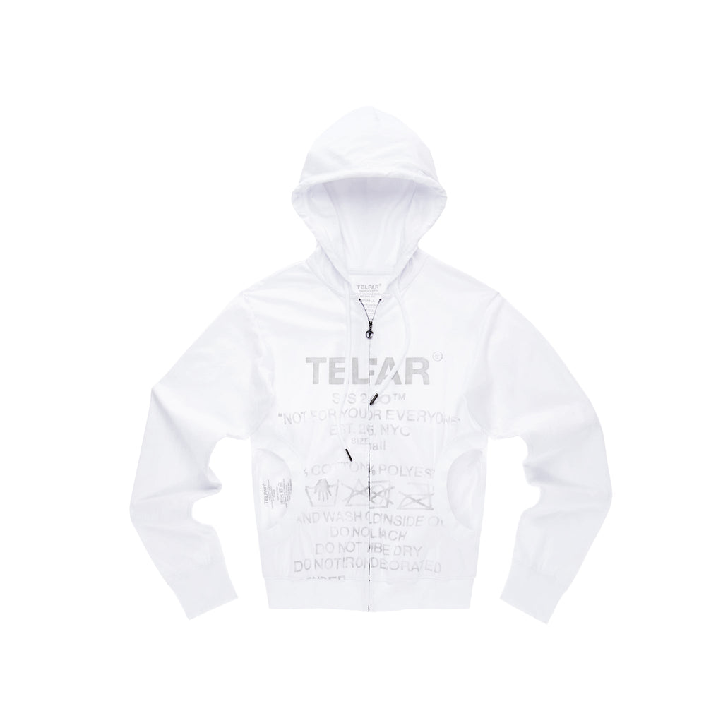 202Infi Pocket Hoodie - White - Sweaters & Hoodies