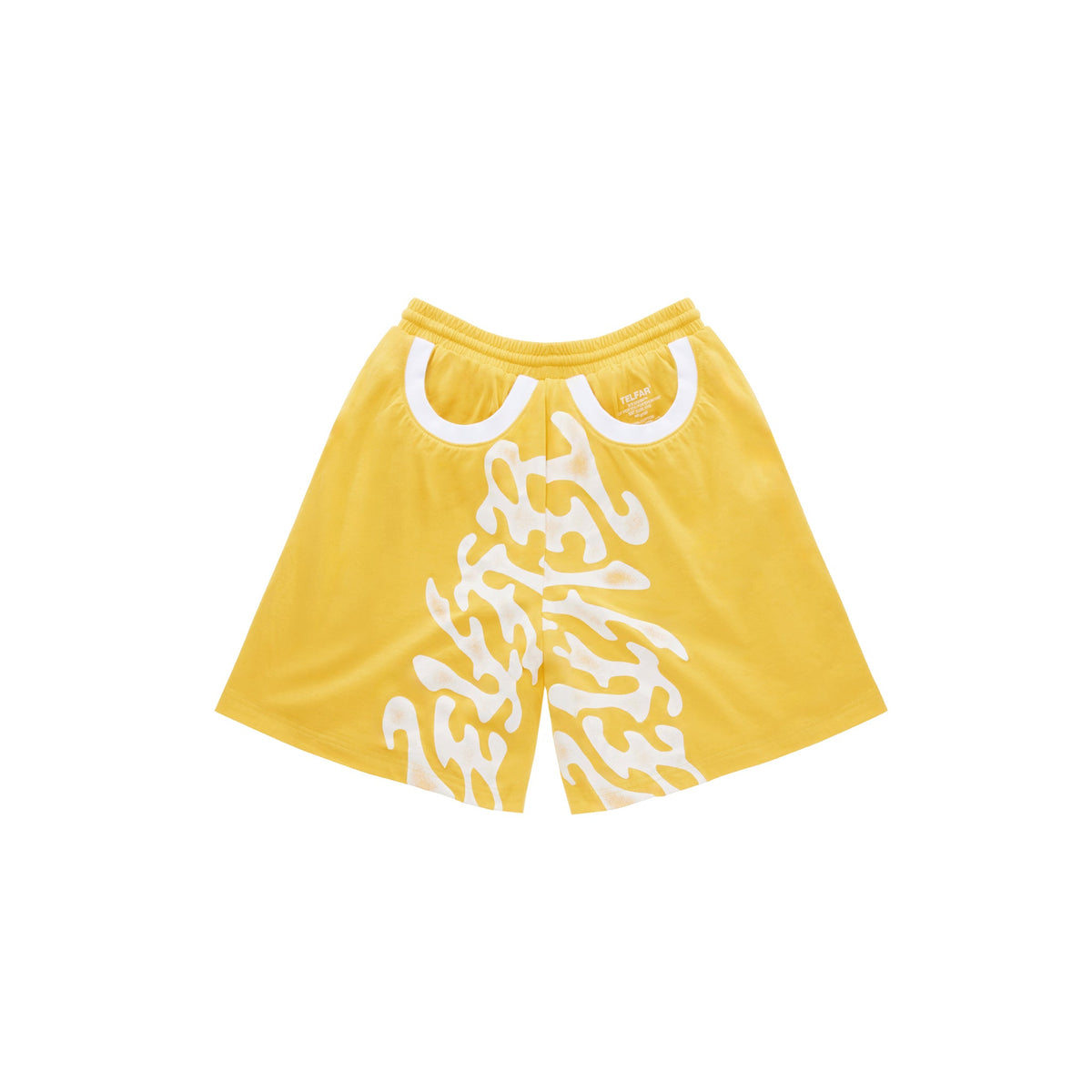 Ambigram T-Shirt Bomber Short - Yellow - Jackets & Outerwear