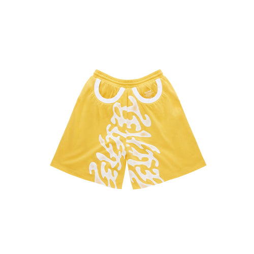 Ambigram T-Shirt Bomber Short - Yellow - Jackets & Outerwear