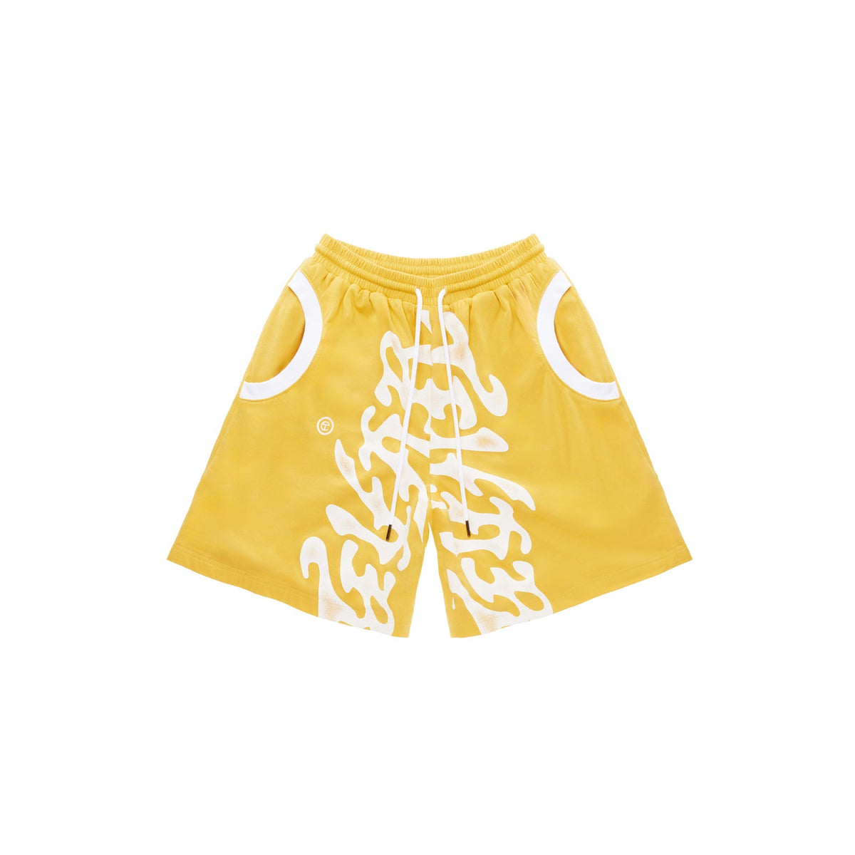 Ambigram T-Shirt Bomber Short - Yellow - Jackets & Outerwear